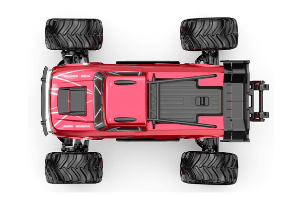MJX 10210 Hyper Go Brushless Monster Truck 1:10 4WD + Акумулятор 11.1в (DC Red) радіокерована машинка