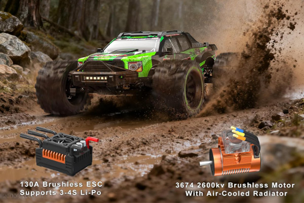 ZD Racing MT-09 4WD 1/9 RTR Brushless Monster Truck Green радіокерована машинка