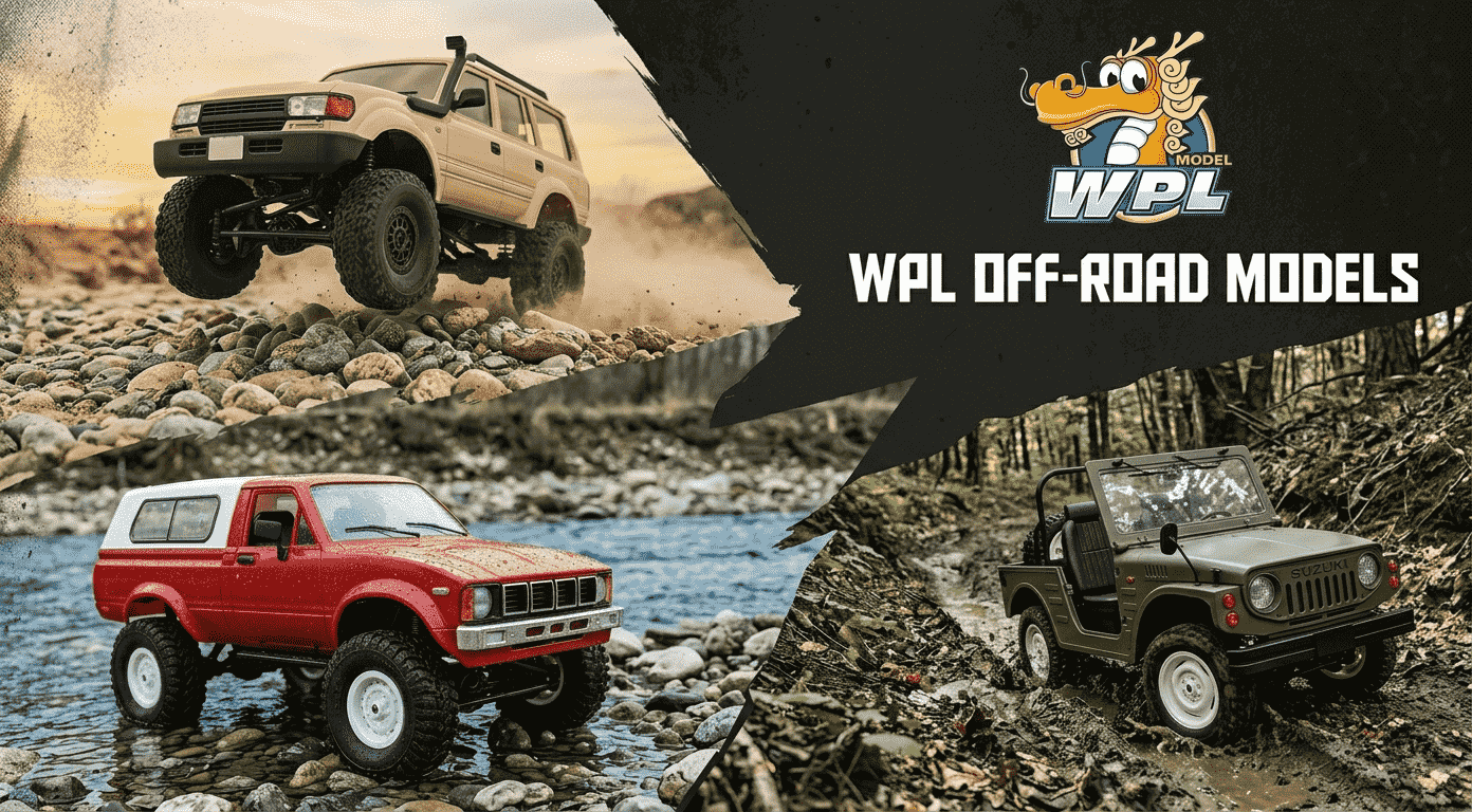 Радіокеровані машинки та запчастини WPL