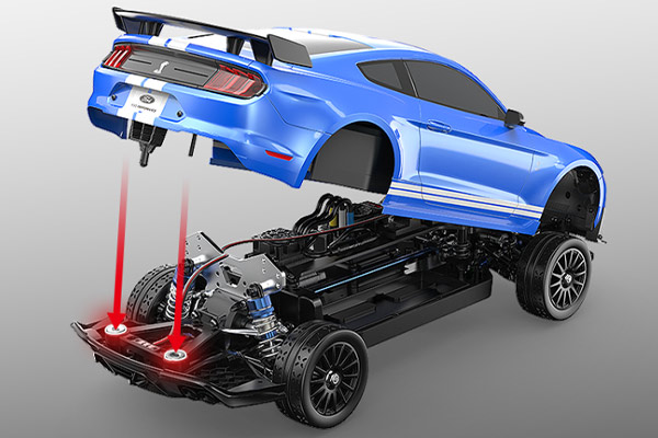 MJX 10306 Hyper Go Ford Mustang Shelby GT500 1/10 RTR Brushless 4WD радіокерована машинка