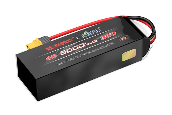 Акумулятор MJX Angry Snail 14.8V 5000mAh 4S Li-Po 35C Hardcase XT60 SEFU (B4S50P)