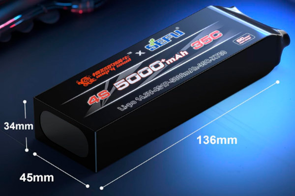 Акумулятор MJX Angry Snail 14.8V 5000mAh 4S Li-Po 35C Hardcase XT60 SEFU (B4S50P)