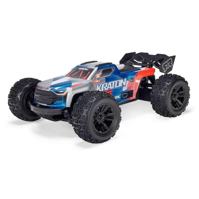 Arrma Mini Kraton 3S BLX 4X4 1/16 RTR Brushless Monster Truck (Red/Blue ARA2508ST1) Радіокерована машинка
