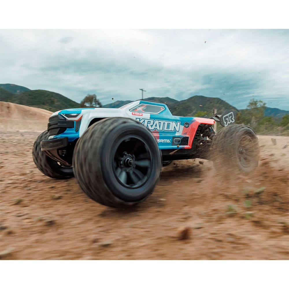 Arrma Mini Kraton 3S BLX 4X4 1/16 RTR Brushless Monster Truck (Red/Blue ARA2508ST1) Радіокерована машинка