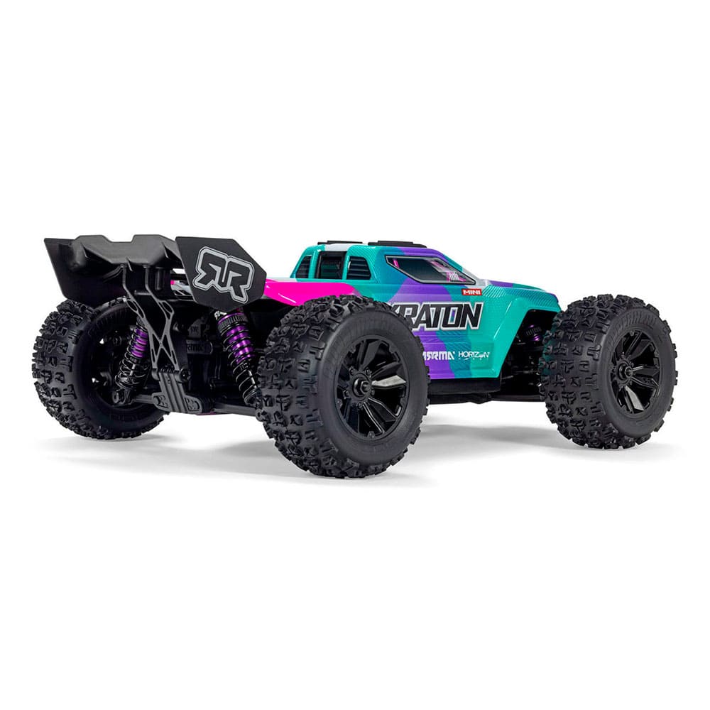 Arrma Mini Kraton 3S BLX 4X4 1/16 RTR Brushless Monster Truck (Teal/Pink ARA2508ST2) Радіокерована машинка