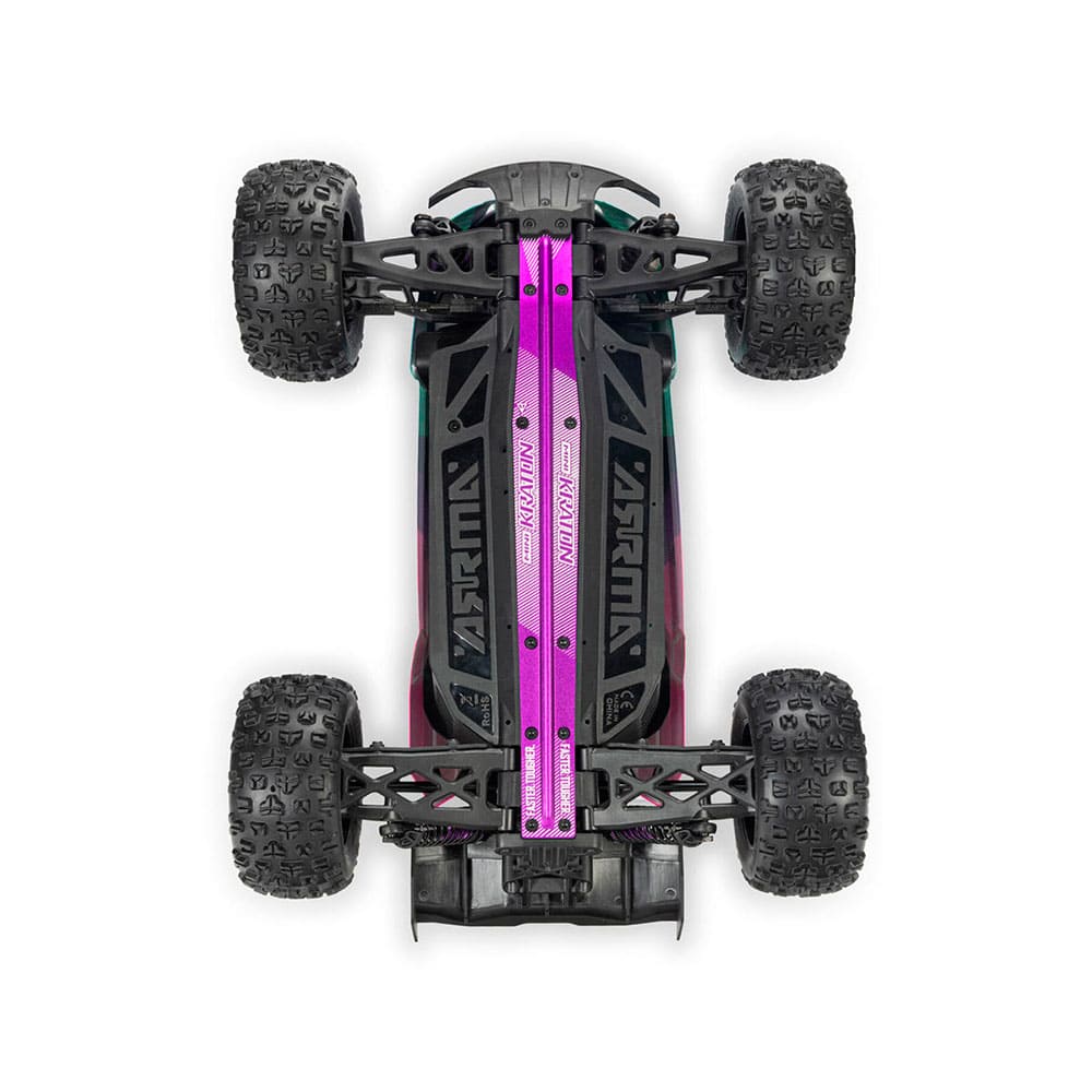Arrma Mini Kraton 3S BLX 4X4 1/16 RTR Brushless Monster Truck (Teal/Pink ARA2508ST2) Радіокерована машинка