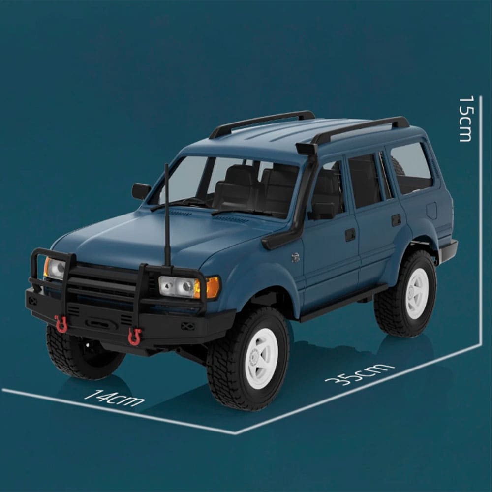 WPL D54 Land Cruiser LC80 1/16 4WD RTR Black— Радіокерована машинка краулер-дрифт
