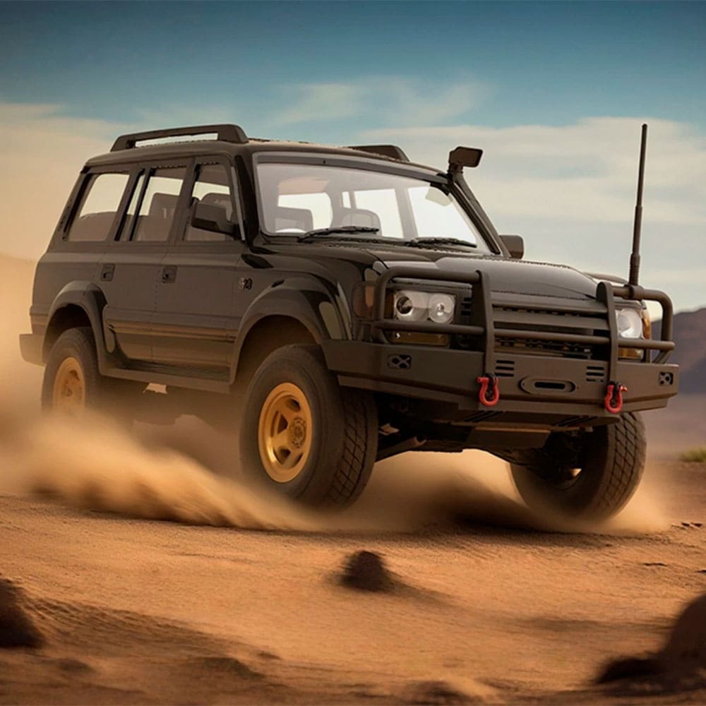 WPL D54 Land Cruiser LC80 1/16 4WD RTR Black— Радіокерована машинка краулер-дрифт