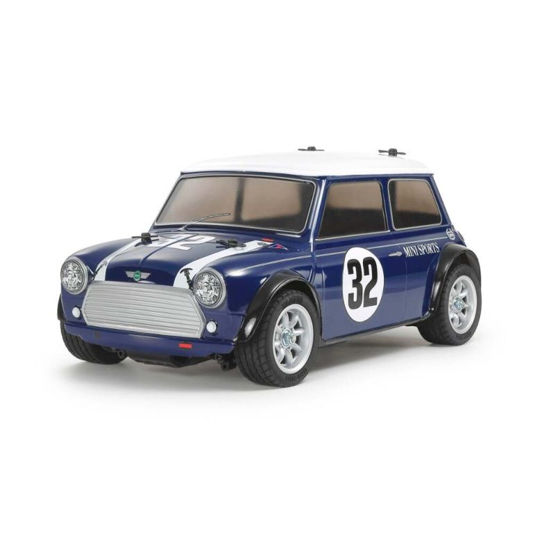 Tamiya Mini Cooper Racing Electric 1/10 FWD/RWD On-Road Kit (Blue) (MB-01) (Limited Edition) (TAM47515) радіокерована машинка